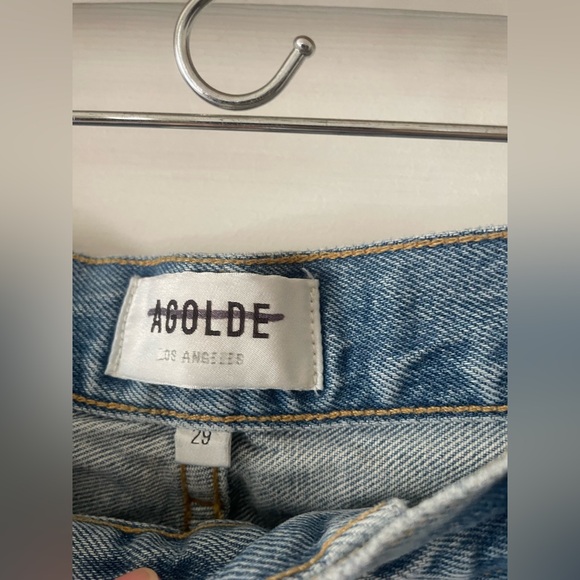 Women’s Agolde 90’s High waisted Jeans size 29 - Picture 6 of 7